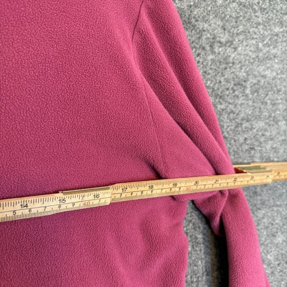 Patagonia Sweater Womens Medium Pink 1/4 Zip Pullover Long Sleeve Outdoors - Picture 8 of 11